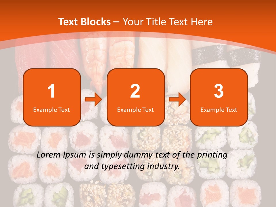 Sushi Types PowerPoint Template