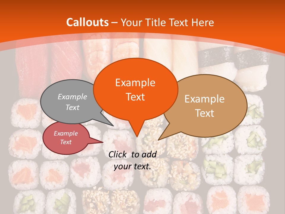 Sushi Types PowerPoint Template