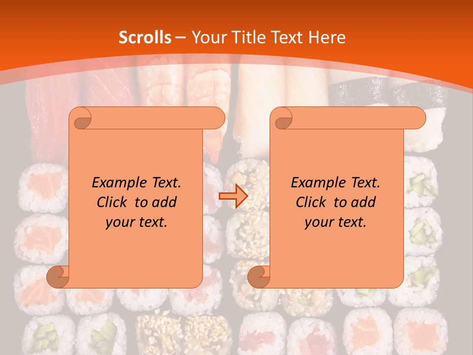 Sushi Types PowerPoint Template
