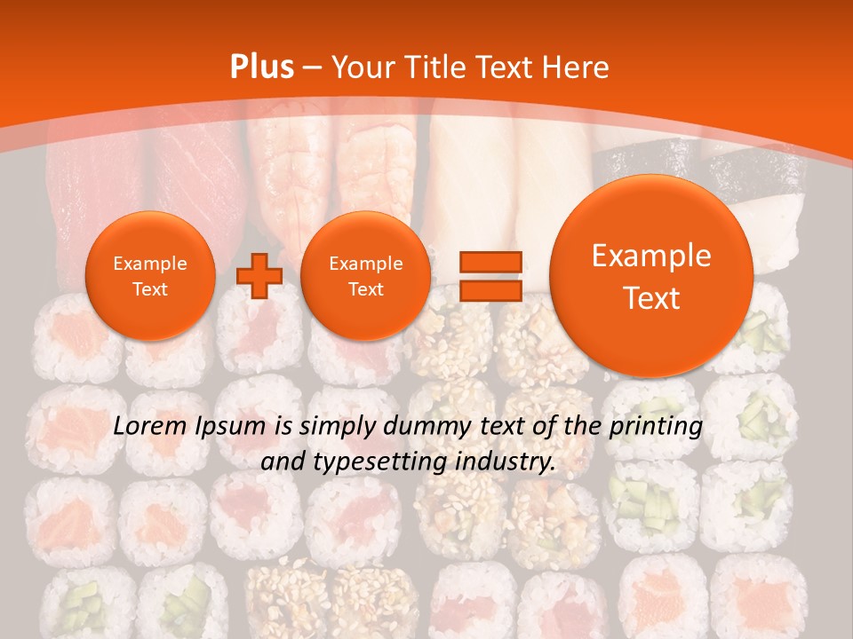 Sushi Types PowerPoint Template