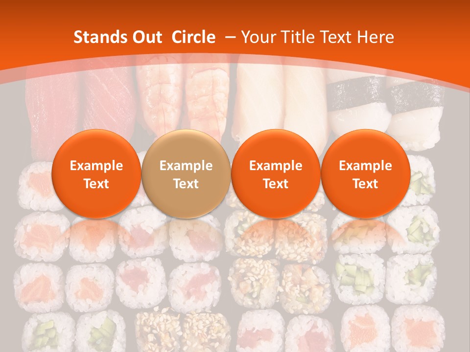 Sushi Types PowerPoint Template