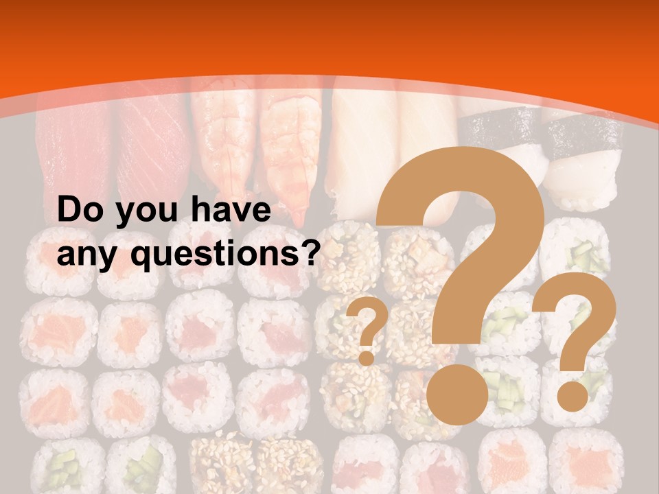 Sushi Types PowerPoint Template