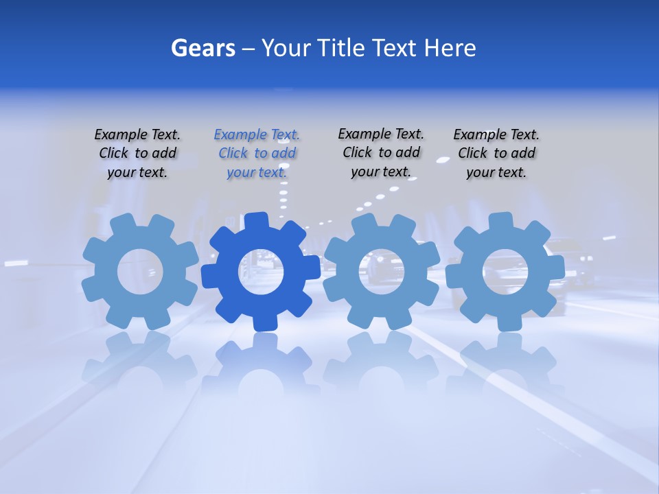 Night Tunnel PowerPoint Template