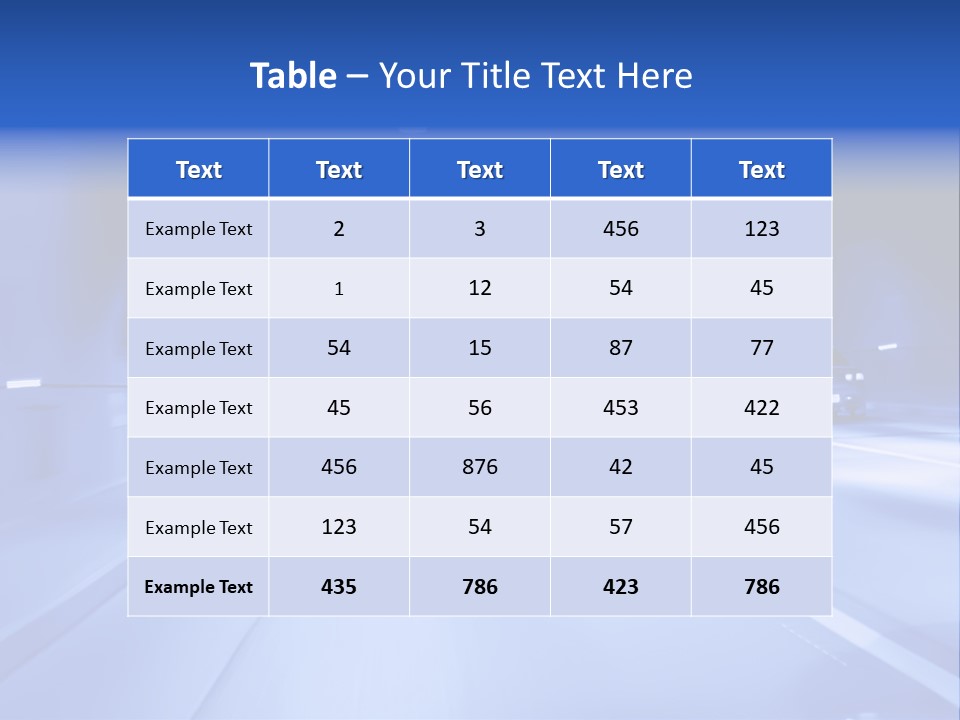 Night Tunnel PowerPoint Template