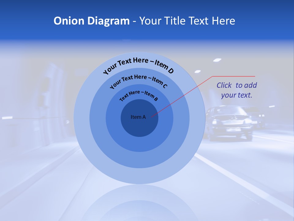 Night Tunnel PowerPoint Template