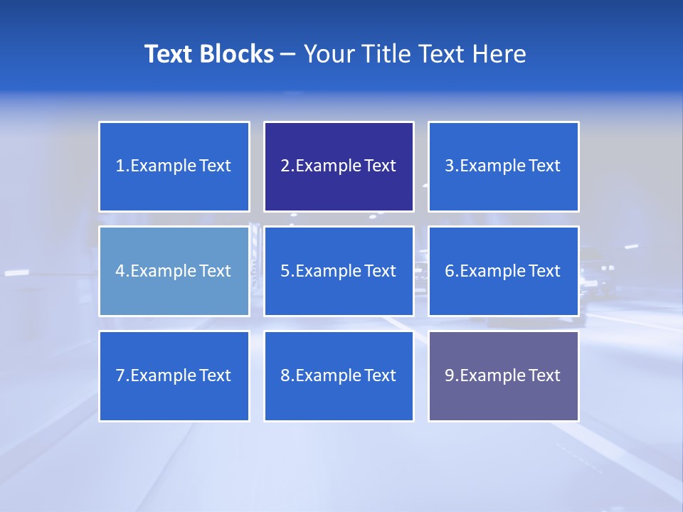 Night Tunnel PowerPoint Template