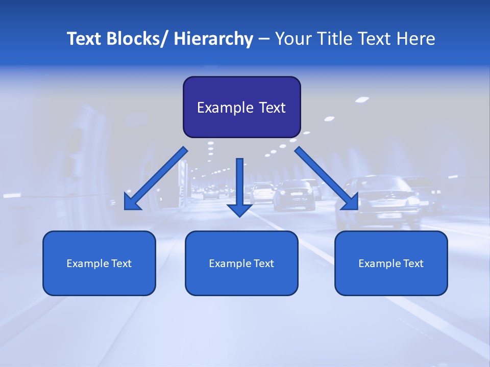 Night Tunnel PowerPoint Template