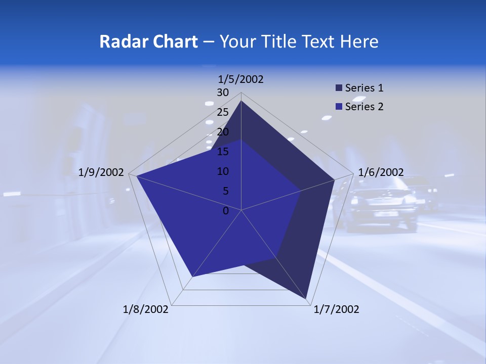 Night Tunnel PowerPoint Template