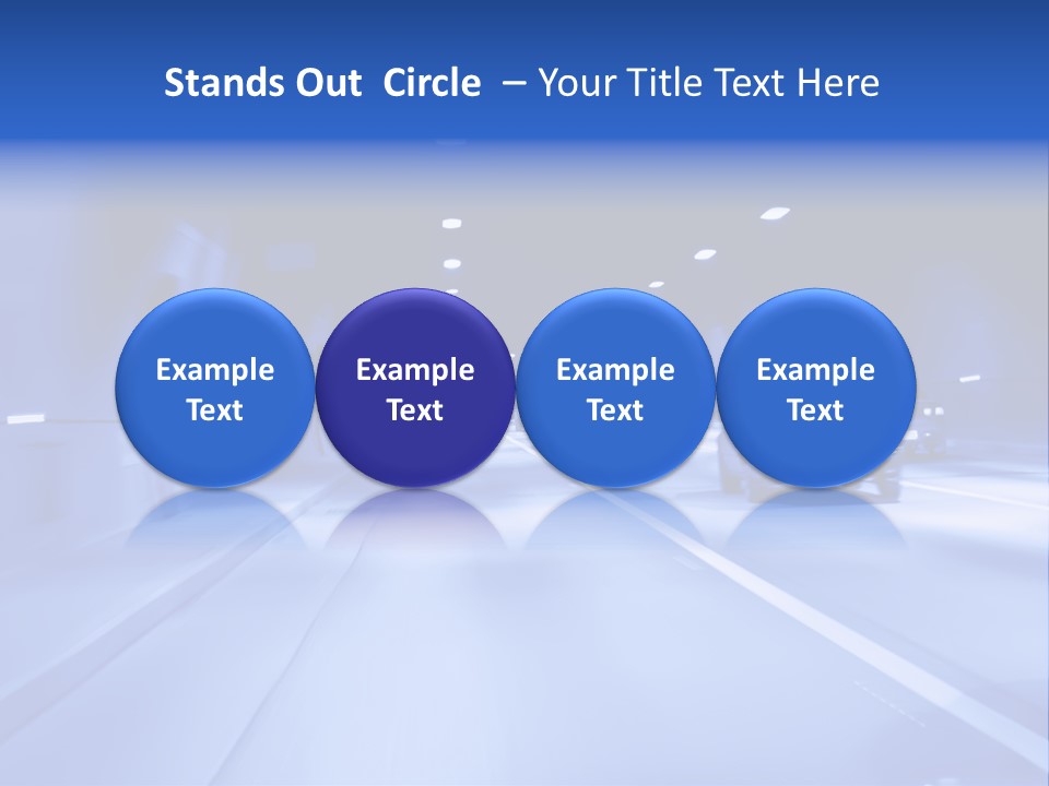 Night Tunnel PowerPoint Template