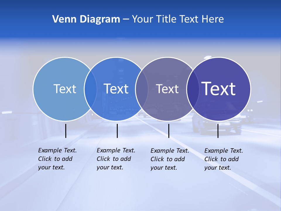 Night Tunnel PowerPoint Template