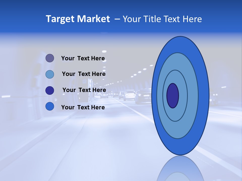 Night Tunnel PowerPoint Template