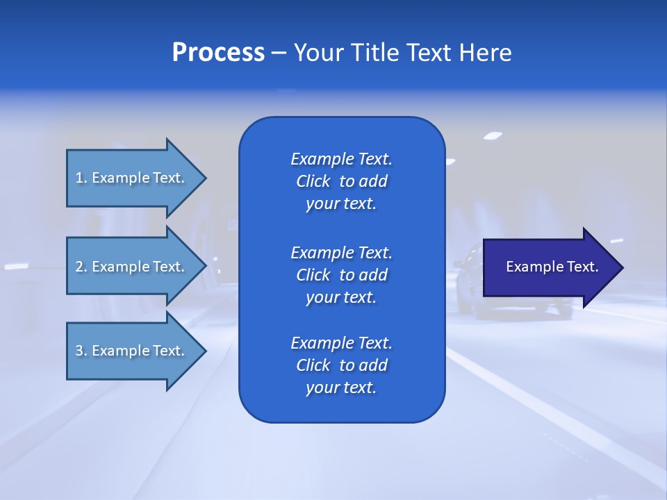 Night Tunnel PowerPoint Template