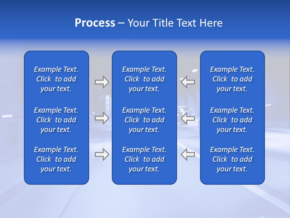 Night Tunnel PowerPoint Template
