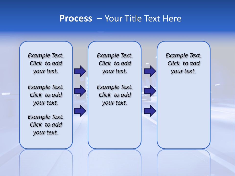 Night Tunnel PowerPoint Template