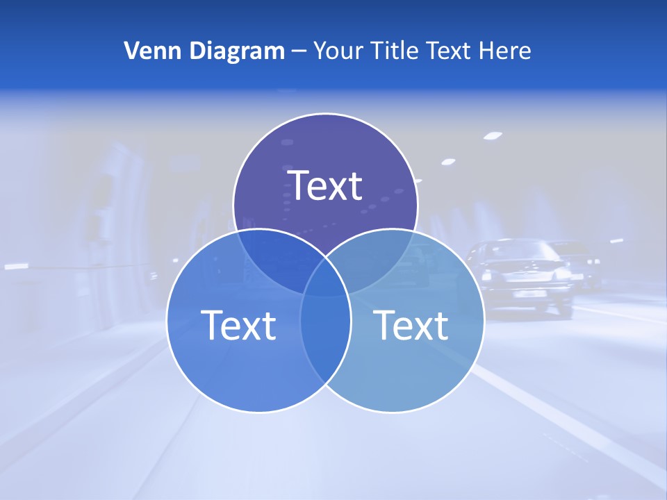 Night Tunnel PowerPoint Template