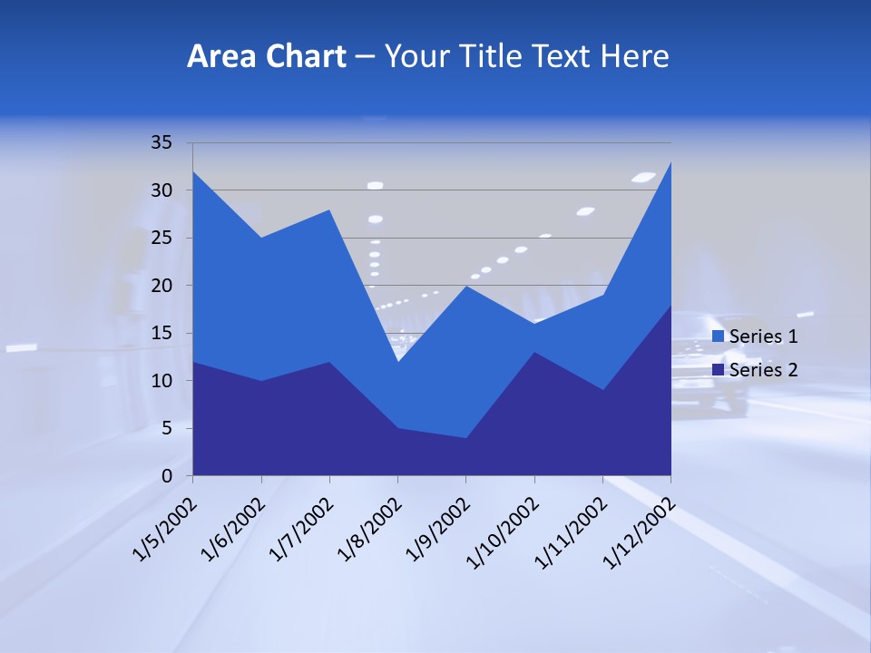 Night Tunnel PowerPoint Template