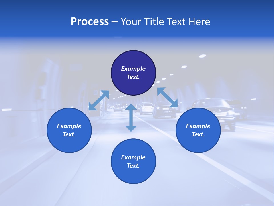 Night Tunnel PowerPoint Template