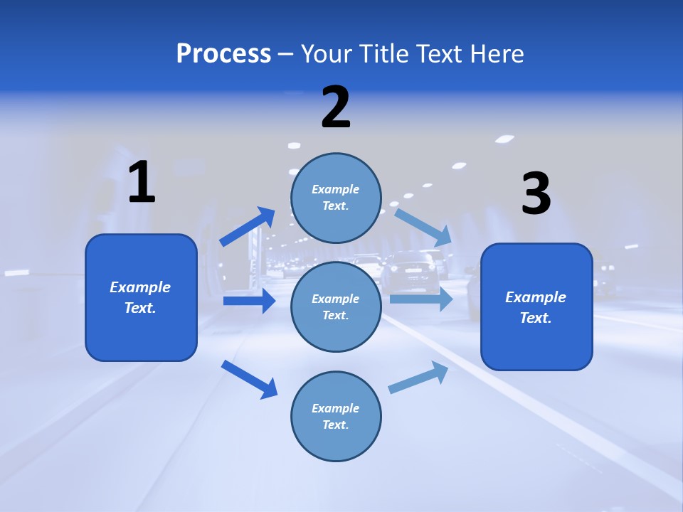 Night Tunnel PowerPoint Template