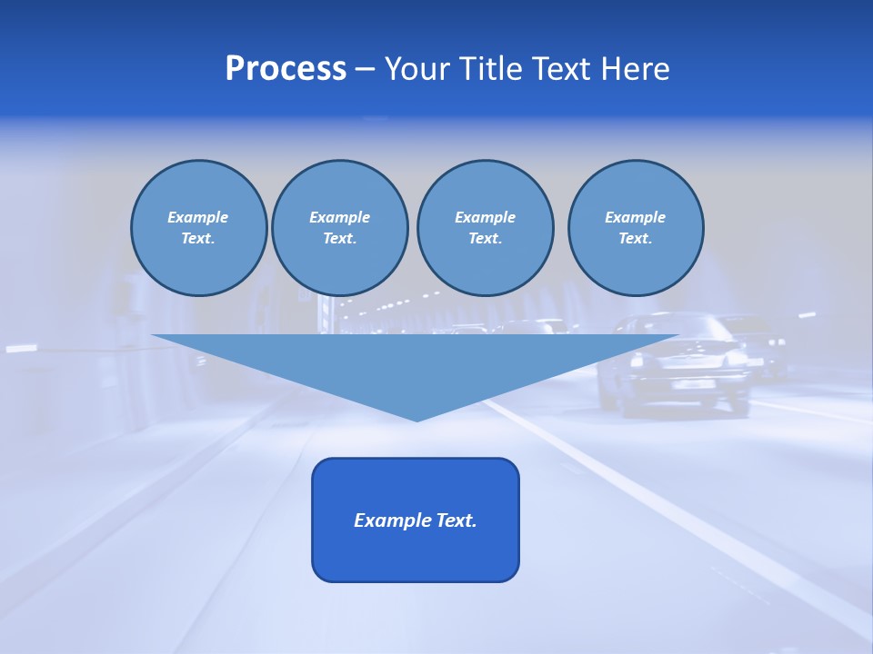 Night Tunnel PowerPoint Template