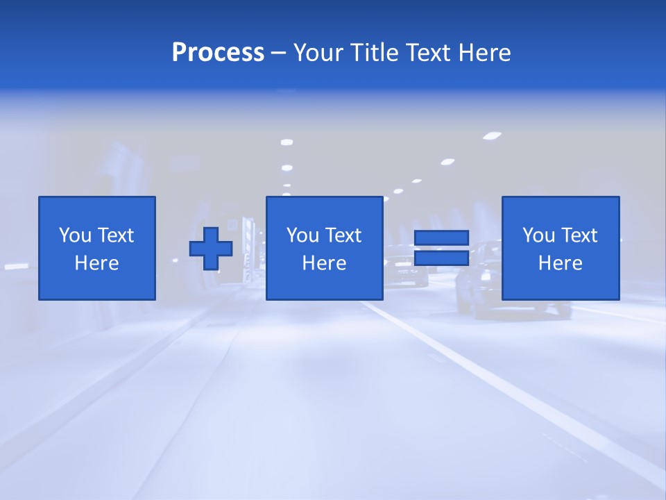 Night Tunnel PowerPoint Template