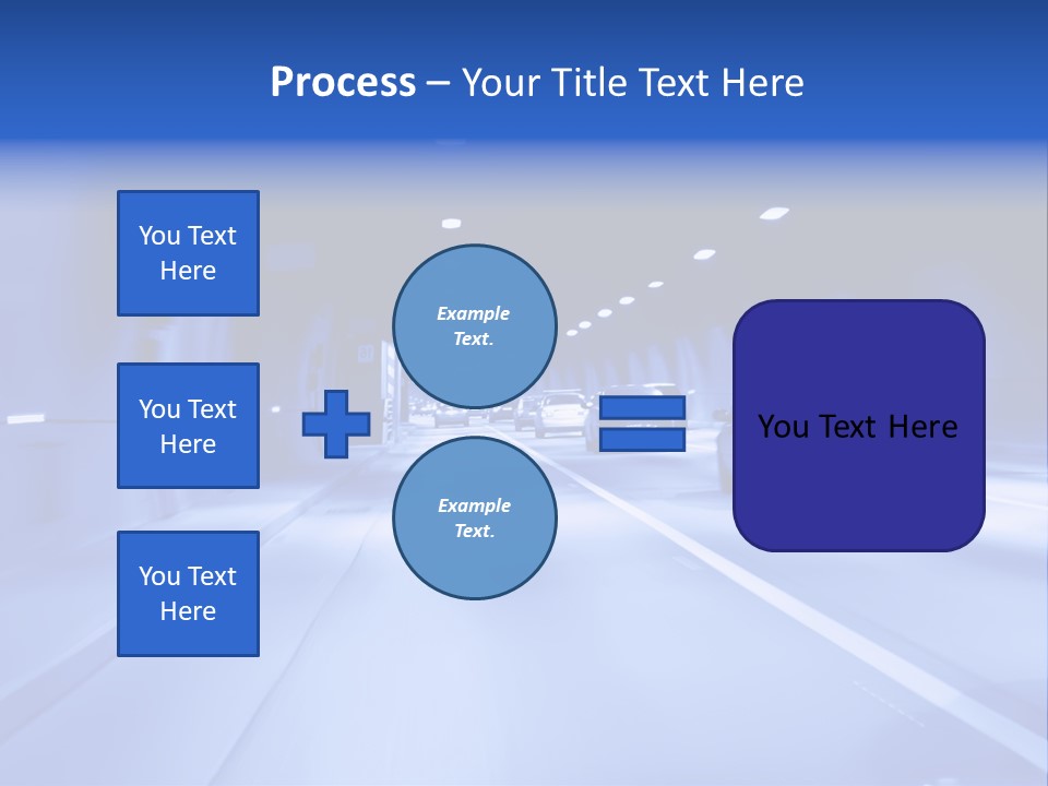 Night Tunnel PowerPoint Template