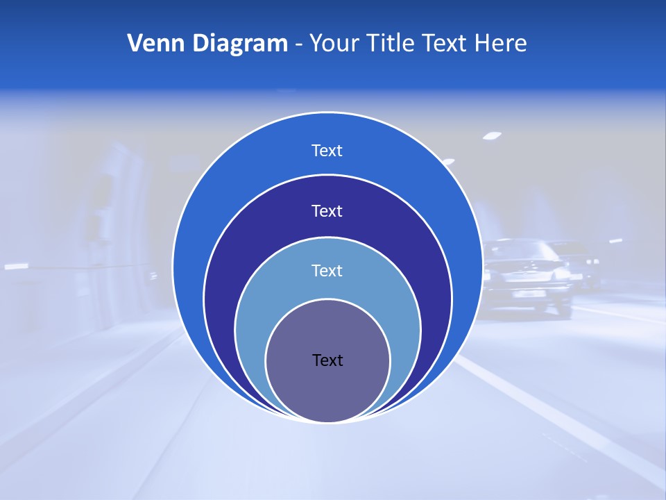 Night Tunnel PowerPoint Template