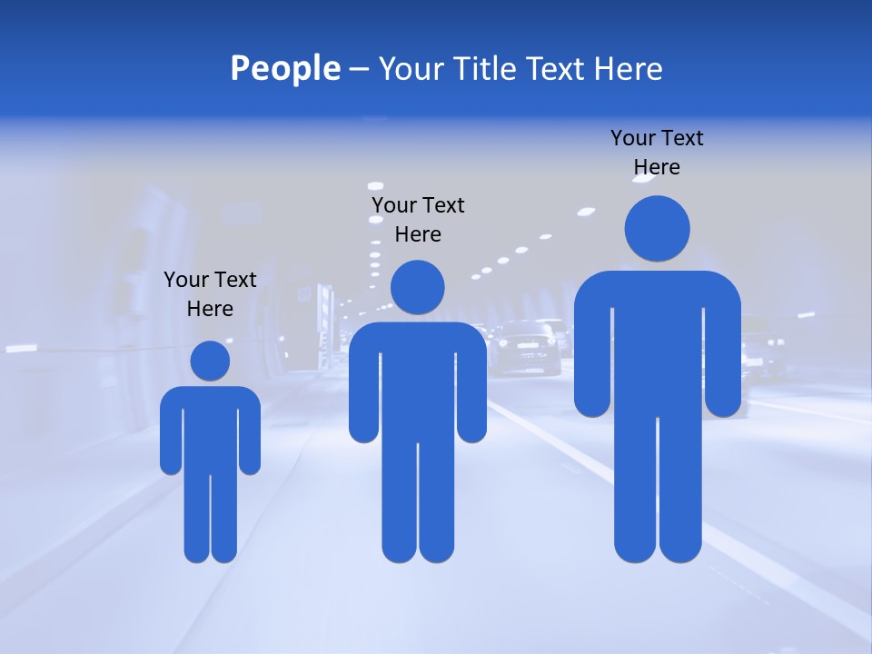 Night Tunnel PowerPoint Template