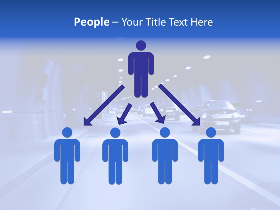 Night Tunnel PowerPoint Template