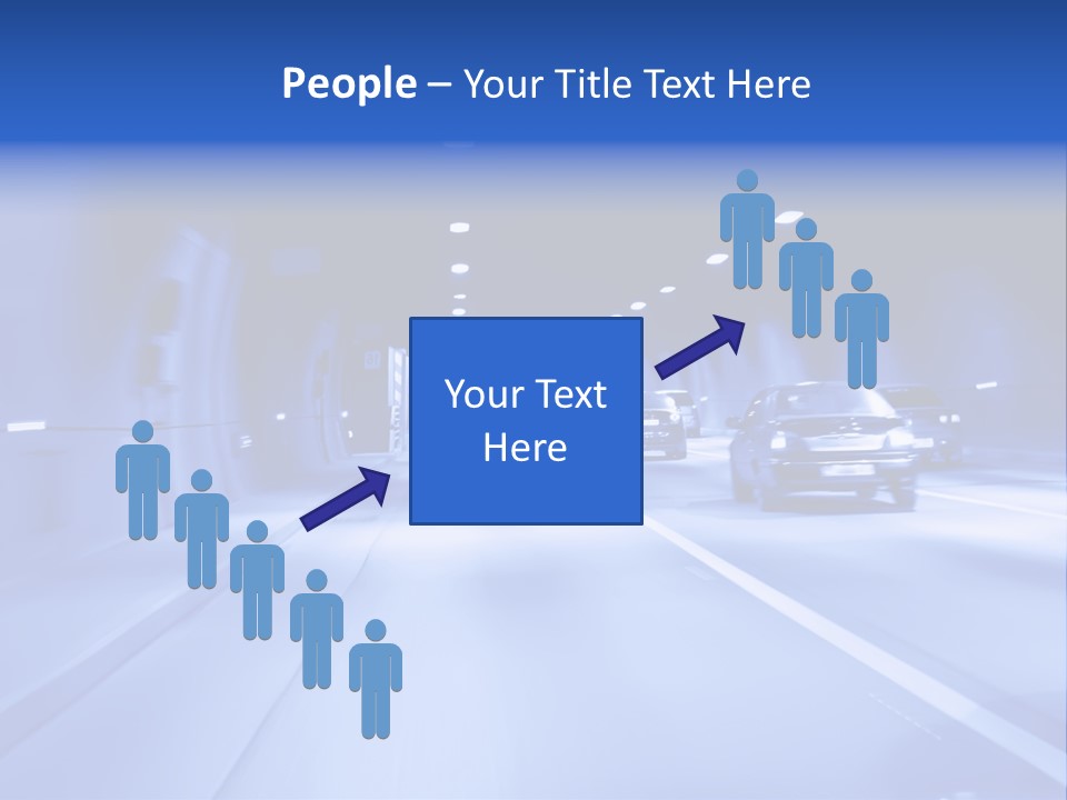 Night Tunnel PowerPoint Template