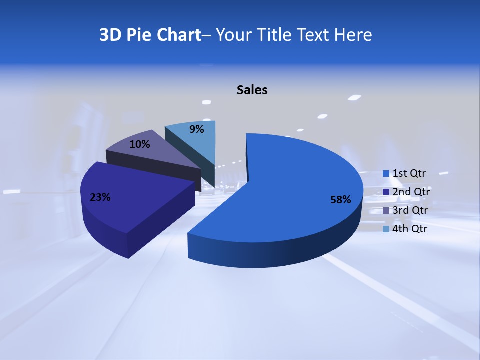Night Tunnel PowerPoint Template