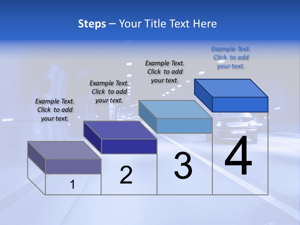 Night Tunnel PowerPoint Template