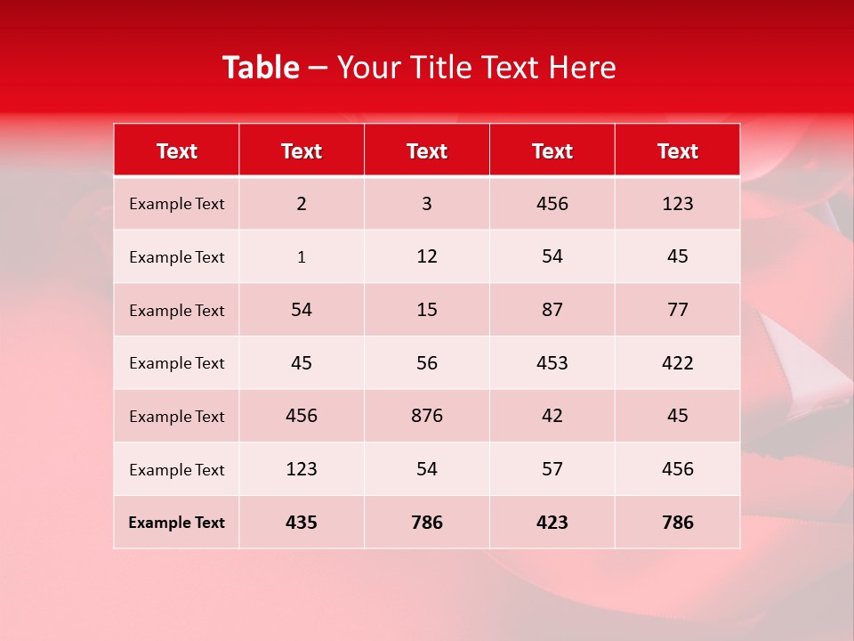 Romantic Valentine PowerPoint Template