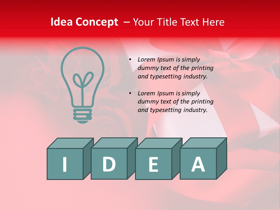 Romantic Valentine PowerPoint Template