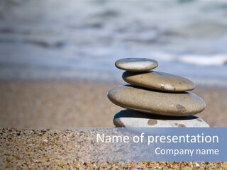 Design Stones Stability PowerPoint Template