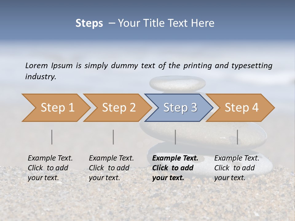 Design Stones Stability PowerPoint Template