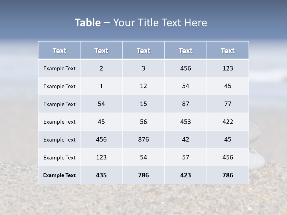 Design Stones Stability PowerPoint Template