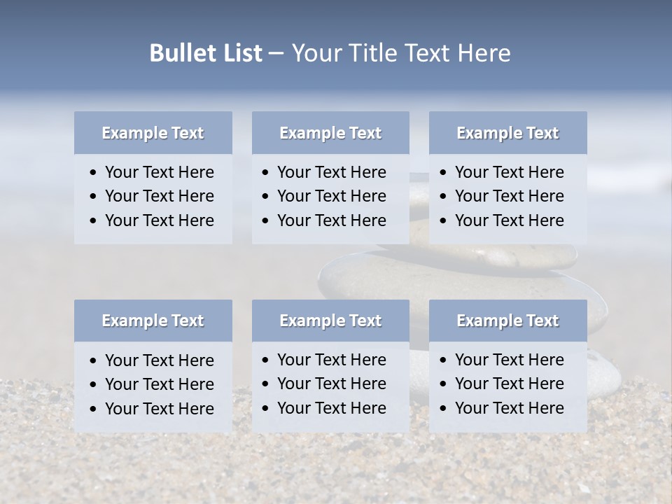 Design Stones Stability PowerPoint Template