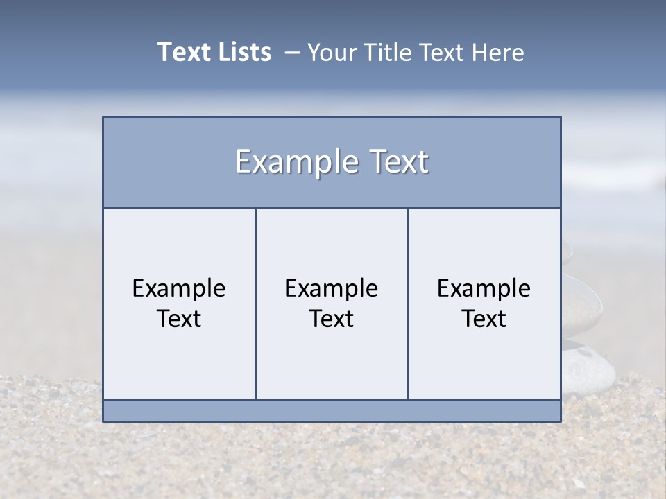 Design Stones Stability PowerPoint Template