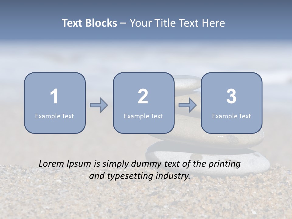Design Stones Stability PowerPoint Template