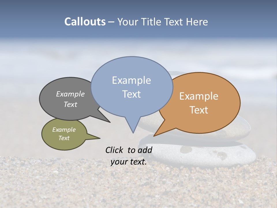 Design Stones Stability PowerPoint Template