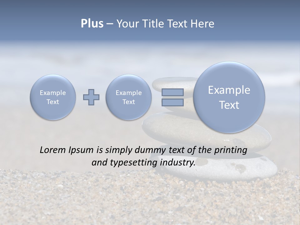 Design Stones Stability PowerPoint Template