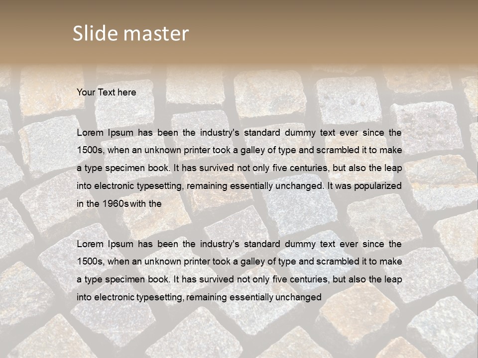 Detail Pattern Textured PowerPoint Template