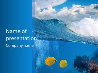 Foam Sea Sky PowerPoint Template