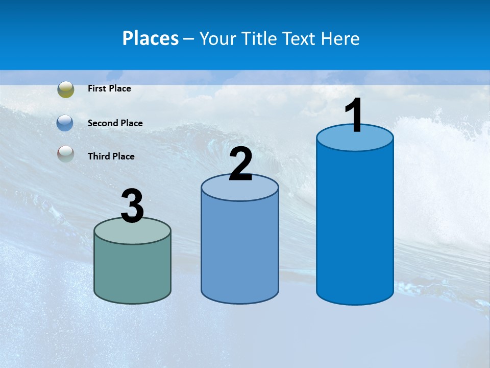 Foam Sea Sky PowerPoint Template