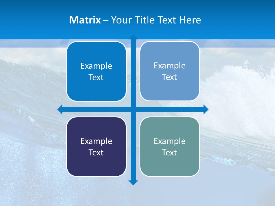 Foam Sea Sky PowerPoint Template