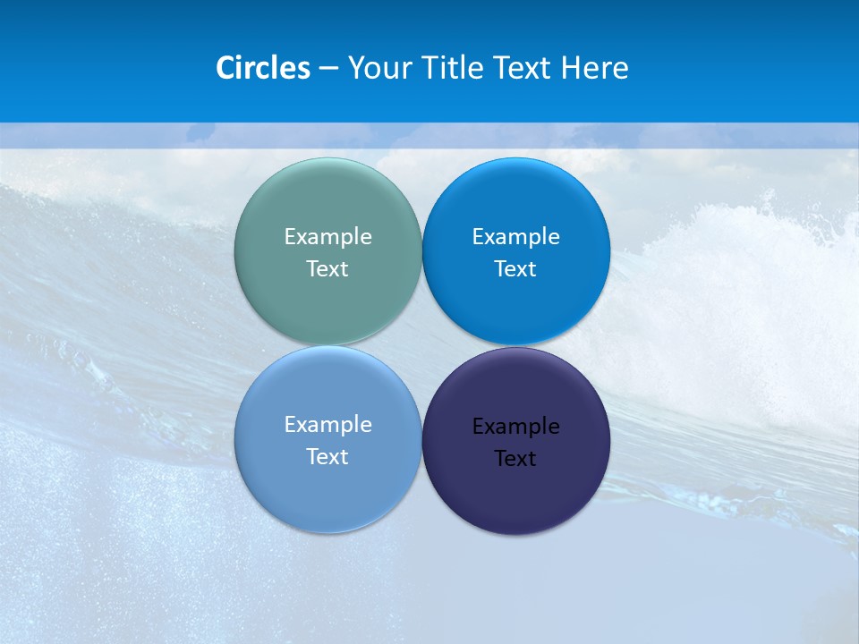 Foam Sea Sky PowerPoint Template