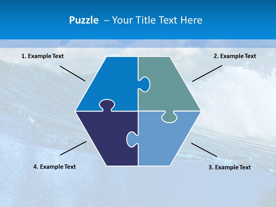 Foam Sea Sky PowerPoint Template