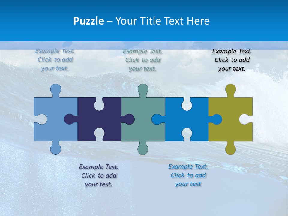 Foam Sea Sky PowerPoint Template