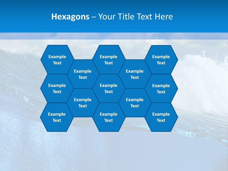 Foam Sea Sky PowerPoint Template