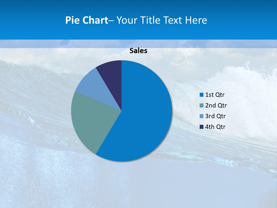 Foam Sea Sky PowerPoint Template